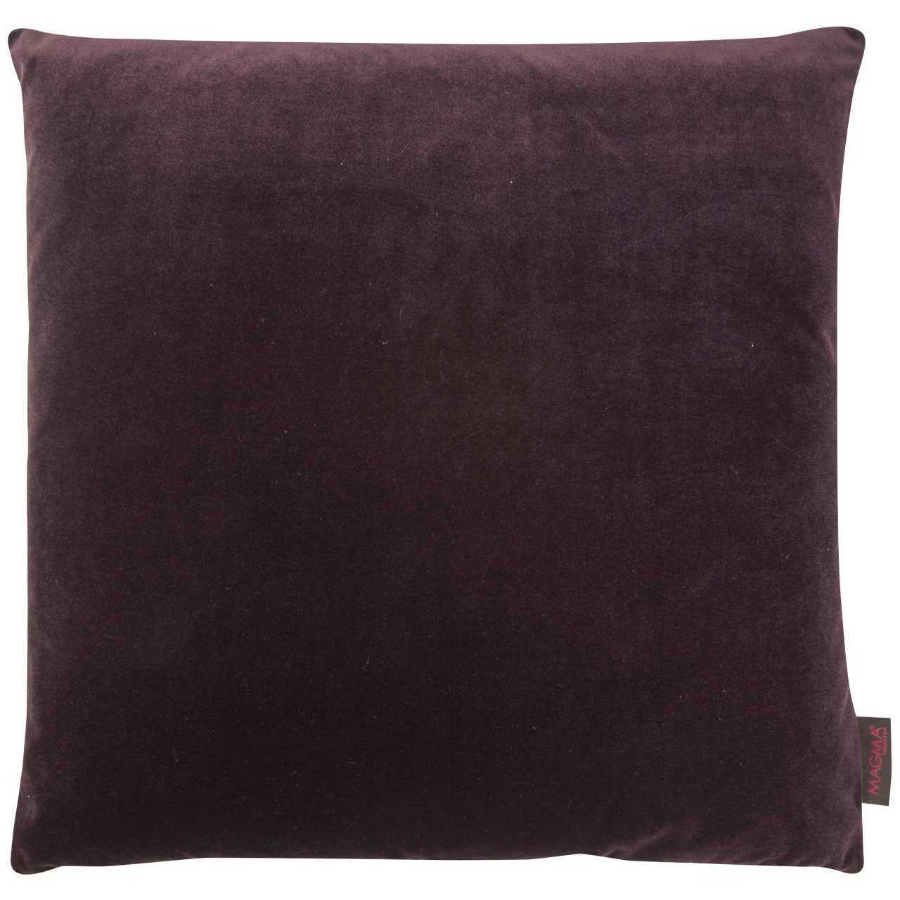 Magma gefülltes Kissen 50×50 cm Uni Einfarbig Samt Online