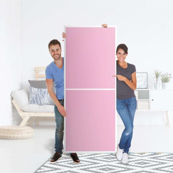 Klebefolie IKEA Billy Regal 6 Fächer - Design: Pink Light Mode – Bild 4